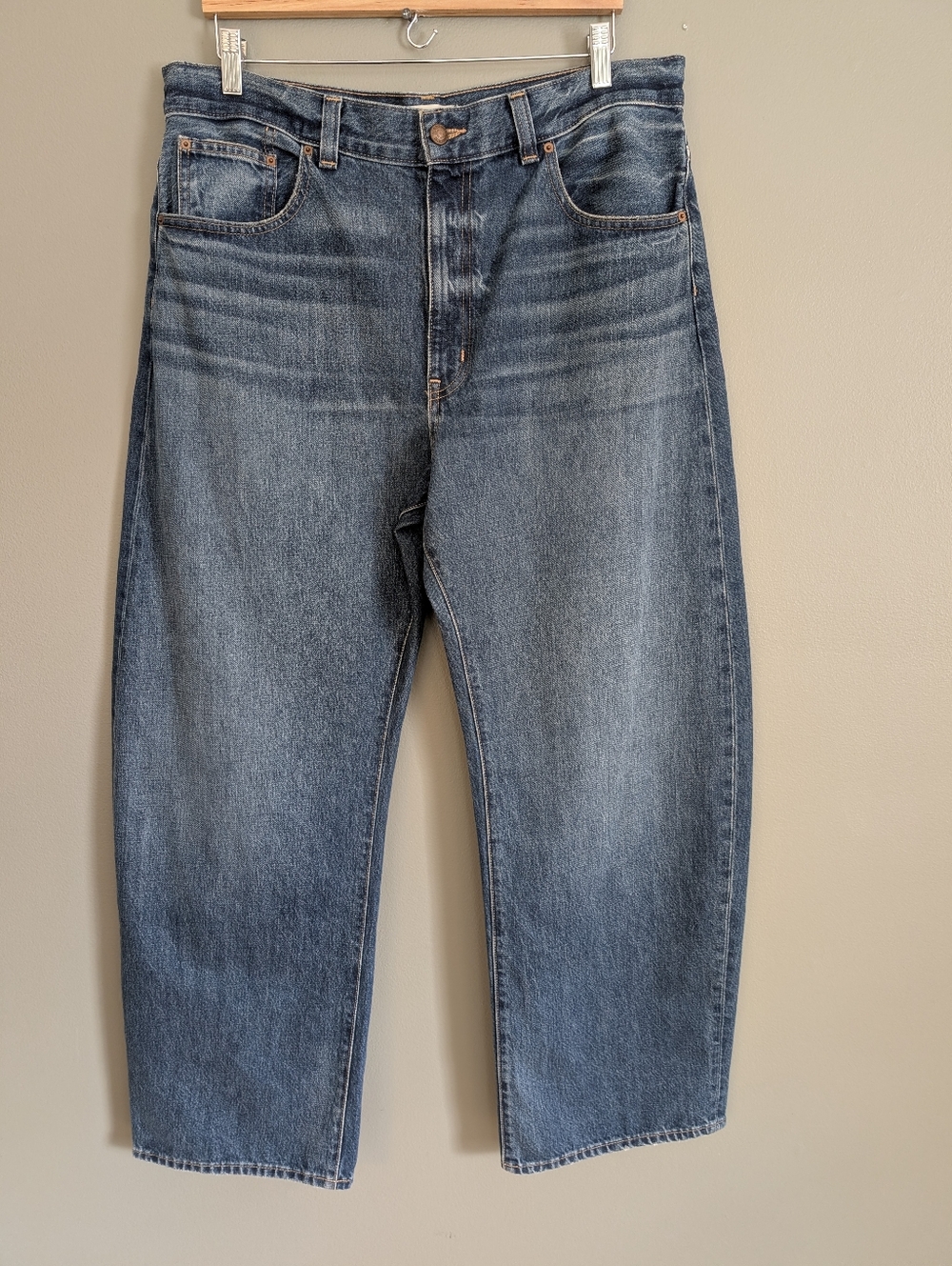 Madewell Balloon Jeans In Boyle Wash NWT Size 32
